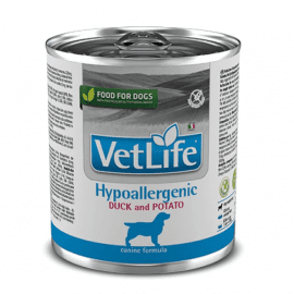 Farmina Vet Life Hypoallergenic Duck & Potato влажный лечебный корм для собак при пищевой аллергии УТКА и КАРТОФЕЛЬ