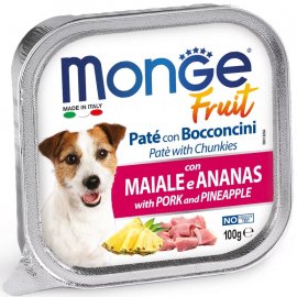 Monge Dog Fruit Adult Pork & Pineapple влажный корм для собак СВИНИНА и АНАНАС, паштет