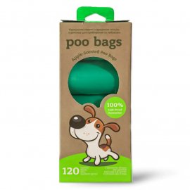 Poo Bags Біорозкладні пакети для прибирання за собакою АРОМАТ ЯБЛУКА Poo Bags Біорозкладні пакети для прибирання за собакою АРОМАТ ЯБЛУКА