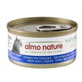 Almo Nature HFC NATURAL TUNA & CLAMS консервы для кошек ТУНЕЦ С МОЛЛЮСКАМИ
