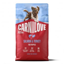 Carnilove Active Puppy Salmon & Turkey сухий беззерновий корм для цуценят ЛОСОСЬ та ІНДИЧКА