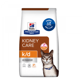 Hill's Prescription Diet k/d Kidney Care ActivBiome+ лечебный корм для кошек для поддержки функции почек ЛОСОСЬ
