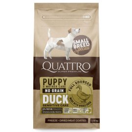 Quattro (Кваттро) Sensitive Care Puppy & Mother Care Small Breed Duck сухий корм для цуценят, вагітних собак і собак-годувальниць малих порід КАЧКА