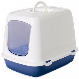 Savic Oskar Nordic закритий туалет для котів, синій