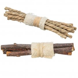 Trixie Набір іграшок з люфи та дерева ПАЛИЧКИ (61827)