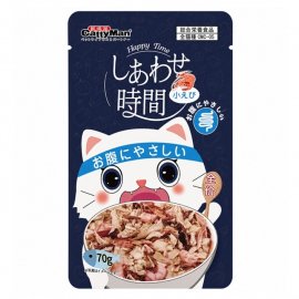 CattyMan Happy Time Digestive Health беззерновий вологий корм для здорового травлення котів ТУНЕЦЬ та КРЕВЕТКИ