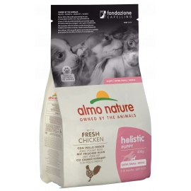 Almo Nature Holistic EXTRA SMALL-SMALL PUPPY WITH FRESH CHICKEN сухий корм для цуценят міні та малих порід КУРКА