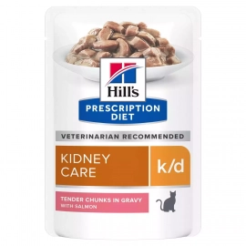 Hill's Prescription Diet k/d Kidney Care Salmon корм для кошек при заболеваниях почек ЛОСОСЬ