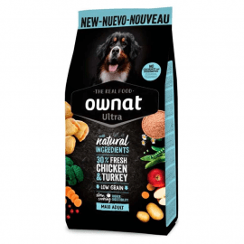 Ownat Ultra Maxi Chicken&Turkey сухой корм для собак больших пород КУРИЦА и ИНДЕЙКА