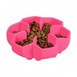 Collar WAUDOG Silicone миска для медленного кормления, розовый