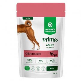 Natures Protection Prime Active Adult Chicken & Beef влажный корм для активных собак КУРИЦА и ГОВЯДИНА