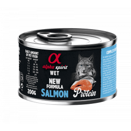 Alpha Spirit (Альфа Спіріт) Wet Salmon Protein повнораціонний вологий корм для котів ЛОСОСЬ