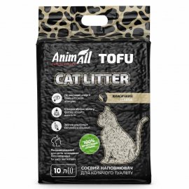 AnimAll TOFU (ТОФУ) СОЕВЫЙ наполнитель в туалет для кошек КЛАССИК (БЕЗ АРОМАТА)