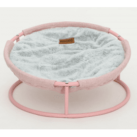 Misoko&Co (Місоко і Ко) Pet Bed Round Plush складаний круглий лежак для тварин, плюш, РОЖЕВИЙ