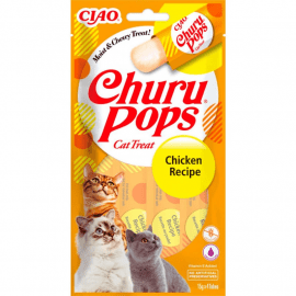 Inaba Cat Churu Pops Chicken ласощі для котів желейні палички КУРКА
