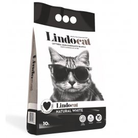 Lindocat NATURAL WHITE бентонитовый наполнитель для кошек без запаха, большая гранула