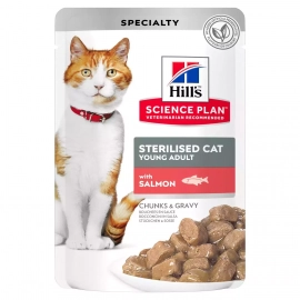Hill's Science Plan Young Adult Sterilised Cat Salmon корм для стерилизованных кошек ЛОСОСЬ