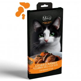 Mavsy Creamy Superfood Stewed Rabbit, Ripe Persimmon Sauce & Chia Seeds лакомство для кошек в виде крема КРОЛИК, ХУРМА и СЕМЕНА ЧИА