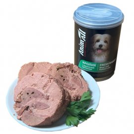 AnimAll Rabbit & Rabbit Liver влажный корм для собак КРОЛИК и ПЕЧЕНЬ КРОЛИКА