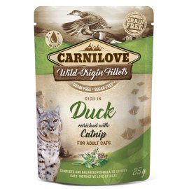 Carnilove Rich in Duck Enriched with Catnip Adult Cats вологий корм для котів КАЧКА та КОТЯЧА М'ЯТА