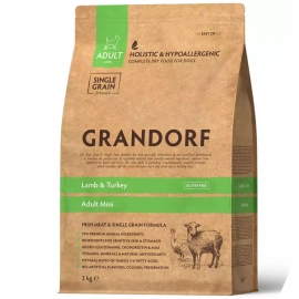 Grandorf (Грандорф) Lamb & Turkey Adult Mini Breeds сухой корм для собак малых пород ЯГНЕНОК И ИНДЕЙКА