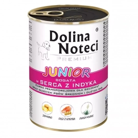 Dolina Noteci (Долина Нотечи) Premium Junior влажный корм для щенков ИНДЮШИНОЕ СЕРДЦЕ