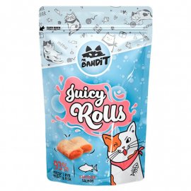 Mr. Bandit Cat Juicy Rolls Salmon лакомство для кошек СОЧНЫЕ РОЛЛЫ С ЛОСОСЕМ