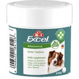 8in1 (8 в 1) EXCEL DETER (ЭКСЕЛЬ ДЕТЕР ОТ КОПРОФАГИИ) пищевая добавка от поедания фекалий для собак