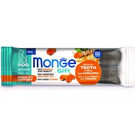 Monge Dog Gift Mobility Support Adult Trout & Turmeric лакомство для собак, батончик для улучшения работы суставов ФОРЕЛЬ и БОСВЕЛИЯ
