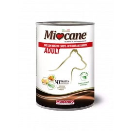 Morando MioCane (Морандо Миокане) консервы для собак С ГОВЯДИНОЙ И МОРКОВЬЮ