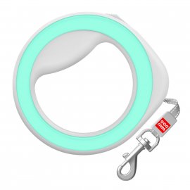 Collar WAUDOG Повідець-рулетка кругла, стрічка, салатовий Collar WAUDOG Повідець-рулетка кругла, стрічка, салатовий