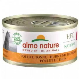 Almo Nature HFC JELLY NATURAL CHICKEN & TUNA консерви для котів КУРКА та ТУНЕЦЬ,  желе, 70 г