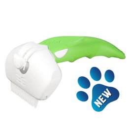 FoOlee Easee (Фоли Изи) Дешеддер для удаления линяющей шерсти животных, зеленый