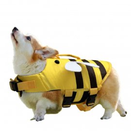Fovis Derby Bee Design Dog Life Vest спасательный жилет для собак
