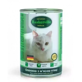 Baskerville (Баскервиль) ОЛЕНИНА-КУРИЦА - консервы для кошек