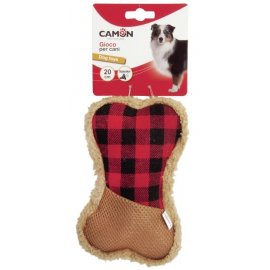 Camon (Камон) Игрушка-пищалка тканевая для собак КОСТЬ