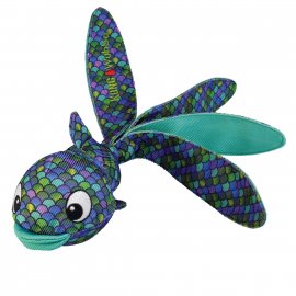 Kong Wubba Finz Blue игрушка для собак с пищалкой РЫБА ВУББА