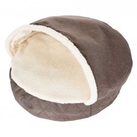 Harley & Cho COVER BROWN лежак с капюшоном для собак, коричневый