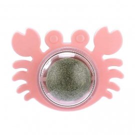 Pomurom Лакомство для кошек шарик-лизун с кошачьей мятой КРАБ Pomurom Лакомство для кошек шарик-лизун с кошачьей мятой КРАБ