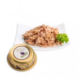 Nuevo (Нуэво) Lovely Filets Tasty Salmon Filet with Turkey & Watercress консервы для взрослых кошек ЛОСОСЬ, ИНДЕЙКА И КРЕСС-САЛАТ