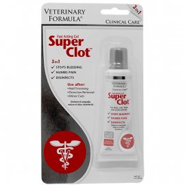 Veterinary Formula Clinical Care Super Clot Гель для обработки ран, кровоостанавливающий, обезболивающий и дезинфицирующий