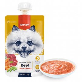 Wanpy (Ванпи) Beef Carrot & Pea крем-суп для собак ГОВЯДИНА С МОРКОВЬЮ