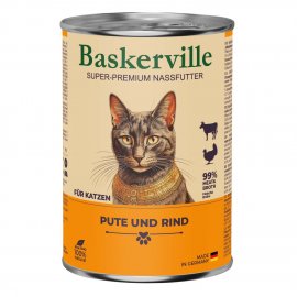Baskerville (Баскервіль) ІНДИЧКА І ЯЛОВИЧИНА - консерви для котів