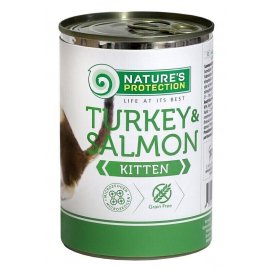 Natures Protection (Нейчез Протекшин) KITTEN TURKEY & SALMON (ІНДИЧКА І ЛОСОСЬ) консерви для кошенят до 12 місяців