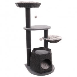 Flamingo Scratching Tree Berliot ігровий комплекс для кішок, чорний