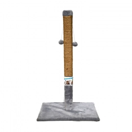 Пухнастики кігтеточка стовпчик для кішок, сірий