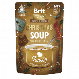 Brit Care Christmas Turkey Soup влажный корм для кошек, рождественский ужин, суп, ИНДЕЙКА