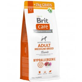 Brit Care Dog Hypoallergenic Adult Medium Breed Lamb гіпоалергенний сухий корм для собак середніх порід ЯГНЯ