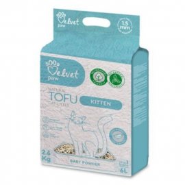 Velvet Paw Tofu Kitten Baby Powder гороховый наполнитель для котят ДЕТСКАЯ ПРИСЫПКА