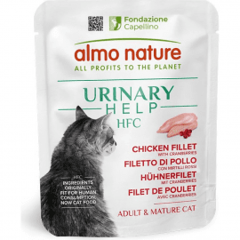 Almo Nature HFC Urinary Help Chicken Fillet with Cranberries вологий корм для котів КУРЯЧЕ ФІЛЕ ТА ЖУРАВЛИНА